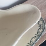 Earthenware saucière signed Salins
