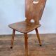 Série de 4 chaises bistrot rustiques vintage en bois thermoformé
