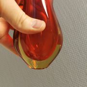 Vase en verre de Murano par Flavio Poli années 1950