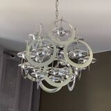 Sputnik Saturn pendant light. 1970. Space Age. Italy.