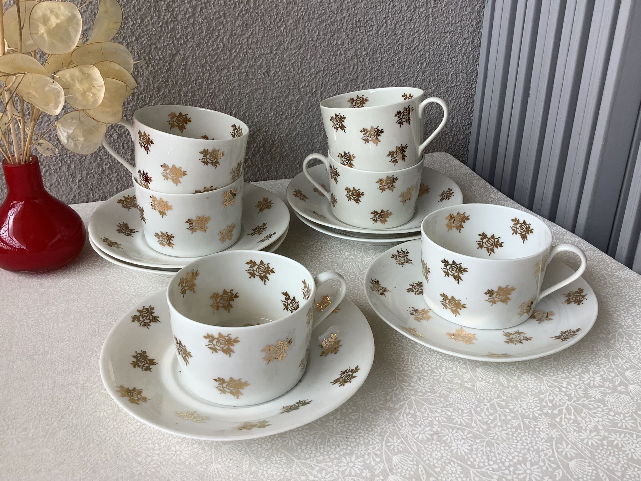 Marcel Chaufriasse Limoges tea cups