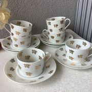 Tasses à thé Limoges Marcel Chaufriasse
