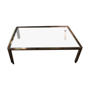 Table basse en verre