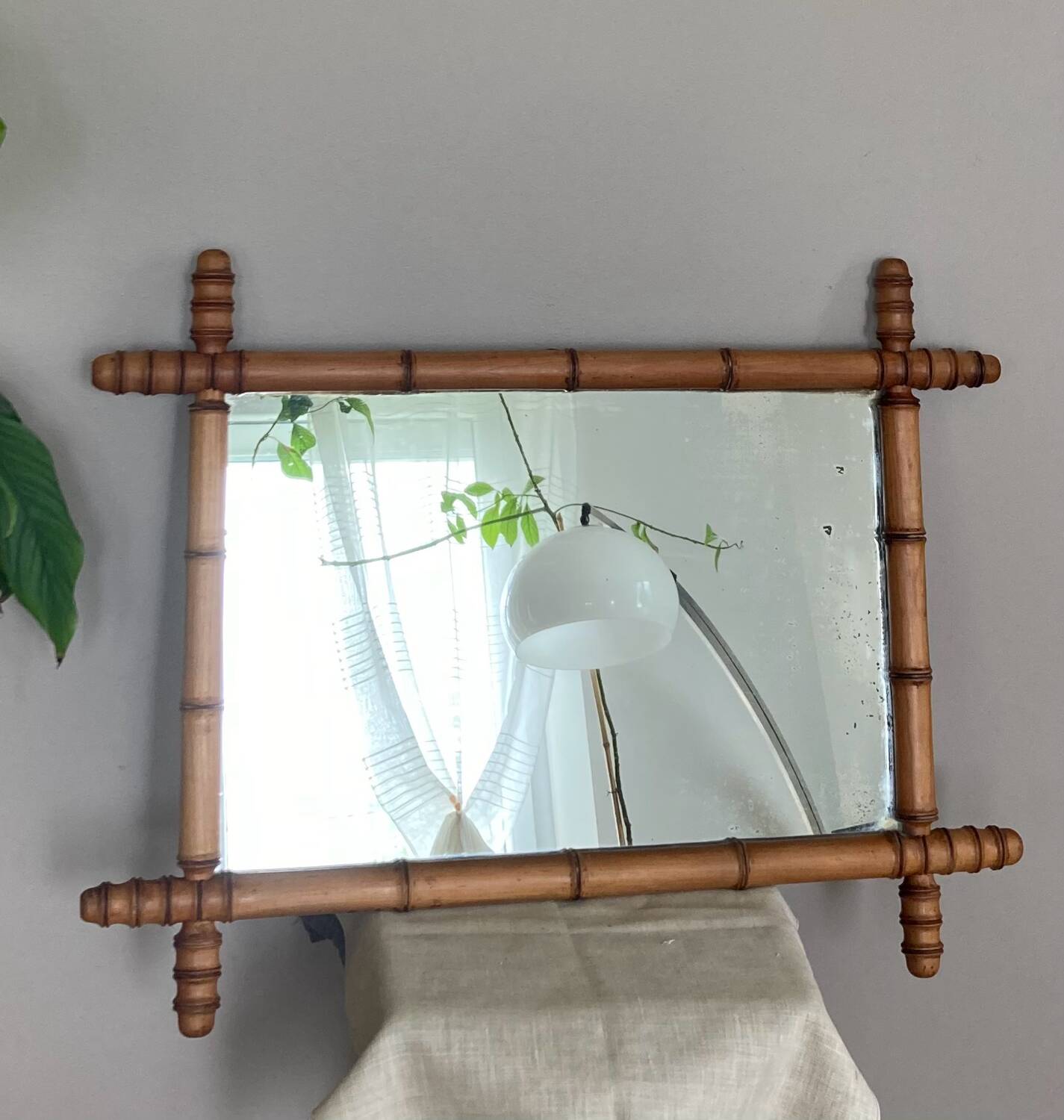 Bamboo Mirror 19th Century