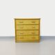 Vintage rattan and rattan chest of drawers from the 70s