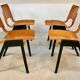 Model P7 Stackable Dining Chairs by Roland Rainer for Pollak, Set of 6