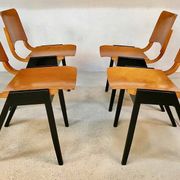 Model P7 Stackable Dining Chairs by Roland Rainer for Pollak, Set of 6