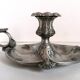 International design pink pewter cellar rat candle holder