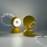 Set of 2 Eyeball Lamp - Reggiani - 60s lamps - space age desk lamp