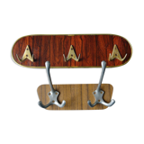 Formica wall coat rack