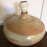 Pied de lampe en grès