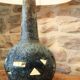 Large ceramic lamp base with dual lighting