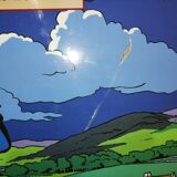 Vintage Jameson Ted Benoit wooden advertising plate