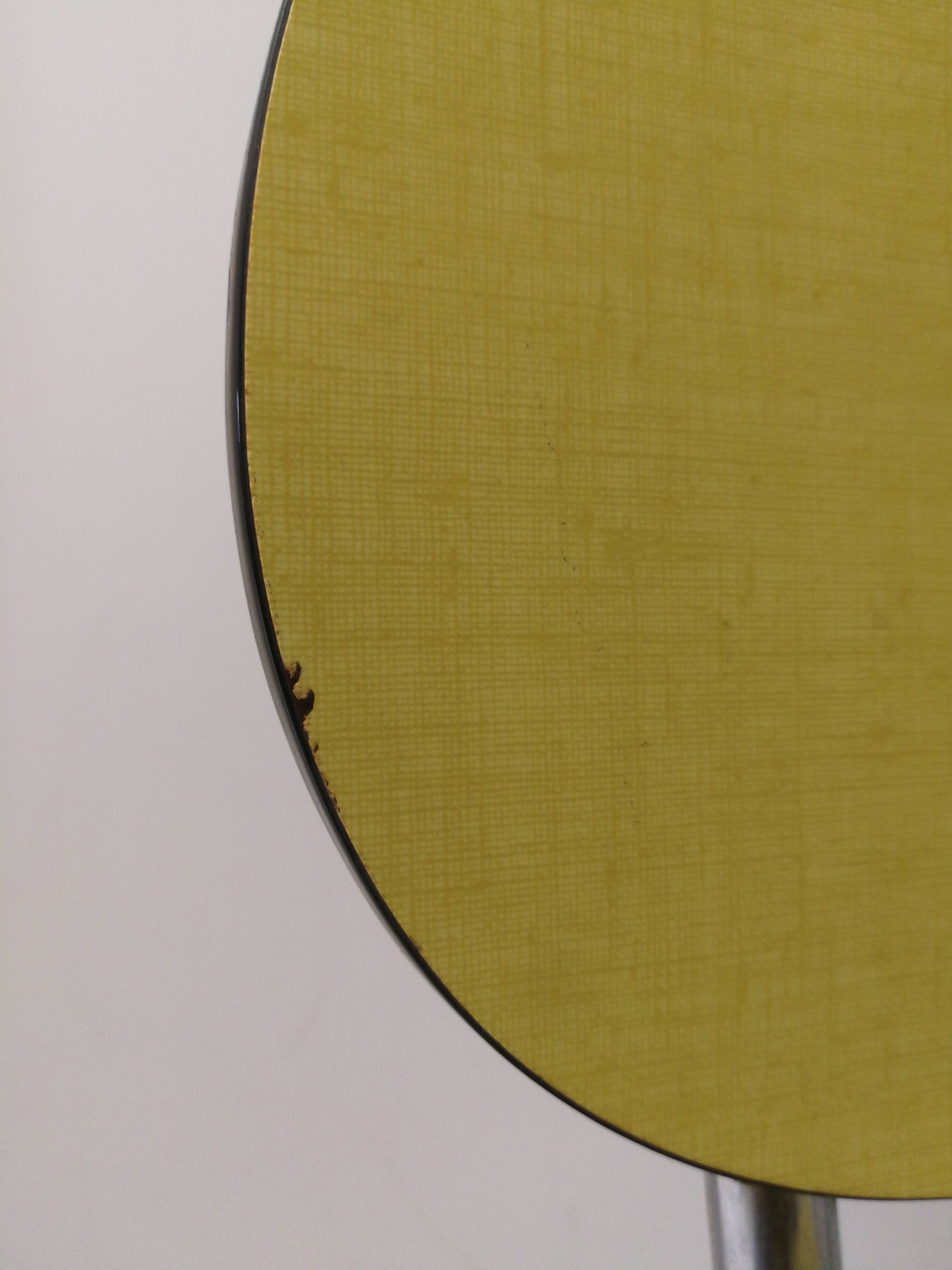 Yellow formica chair