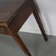 Vintage English Rustic Farmhouse Oak Side Table, 1950s