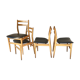 Set of 4 chairs vintage Scandinavian