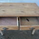 Natural wood table