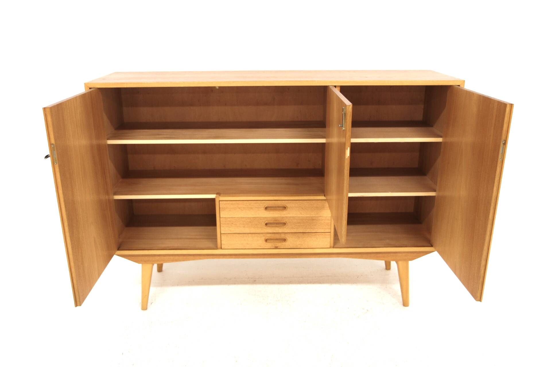 Enfilade scandinave en teck et en chêne, Suède, 1960
