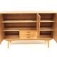 Enfilade scandinave en teck et en chêne, Suède, 1960