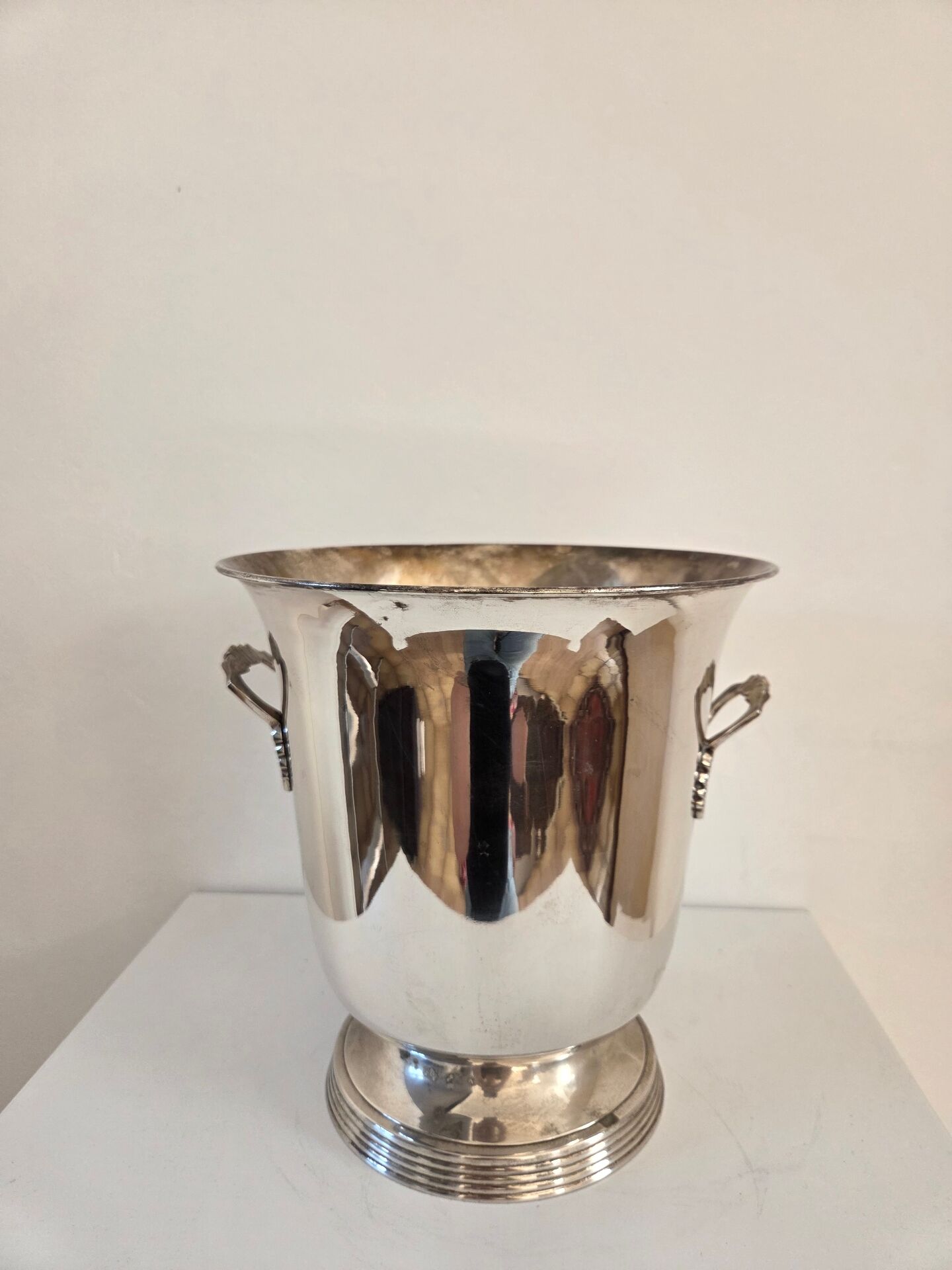 Silver-plated champagne bucket