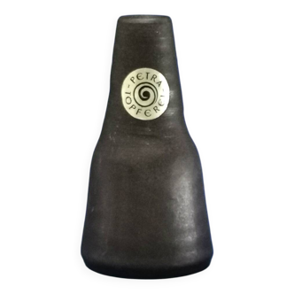 Vase soliflore vintage signé Petra Topferei Allemagne 1960