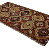 Anatolian handmade kilim rug 290 cm x 151 cm