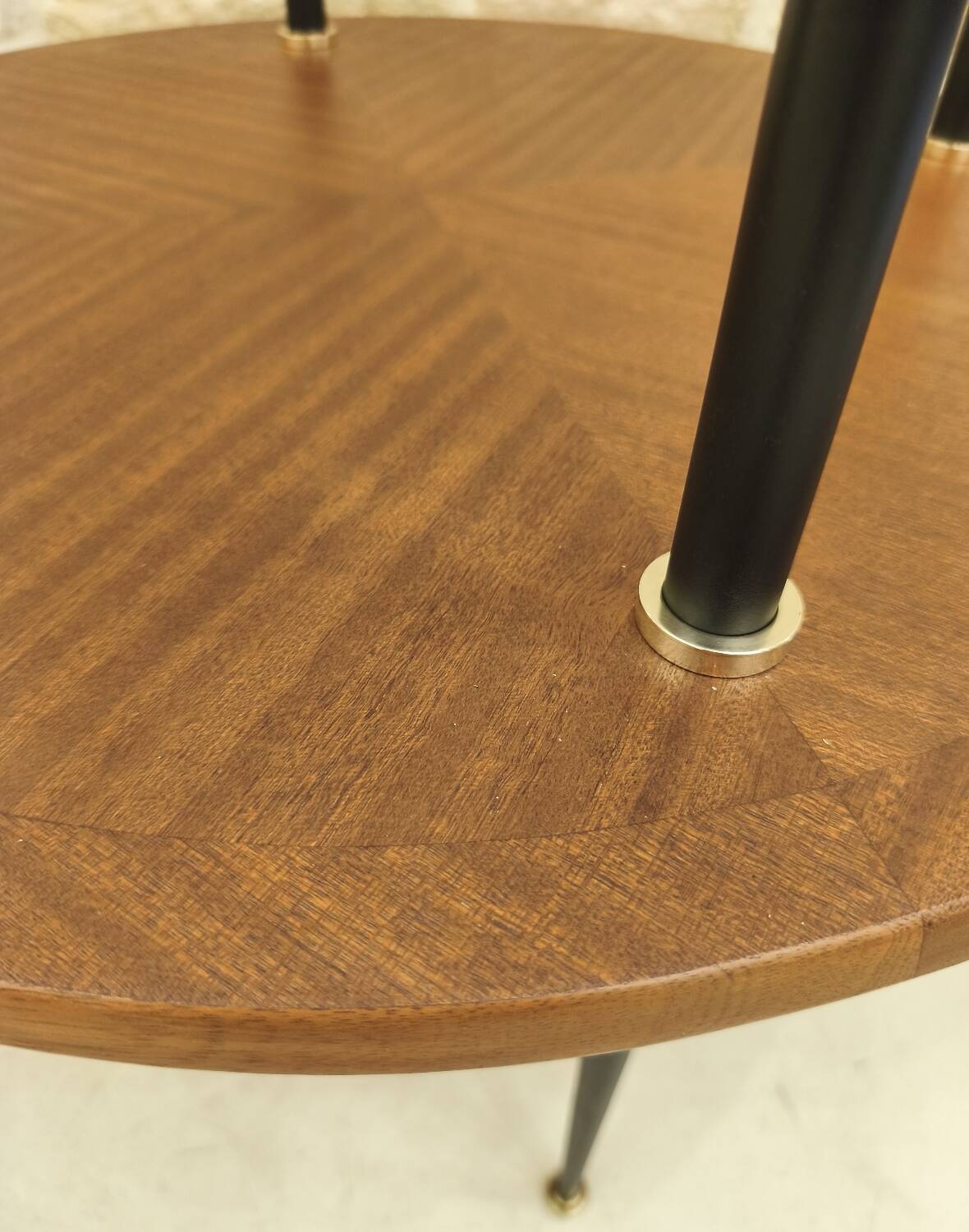 Two-tier side table, Italian work, 1950.