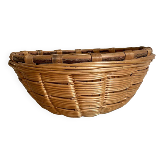 Rattan wicker basket