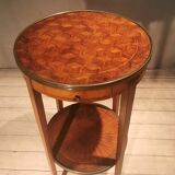Louis XVI style marquetry side table
