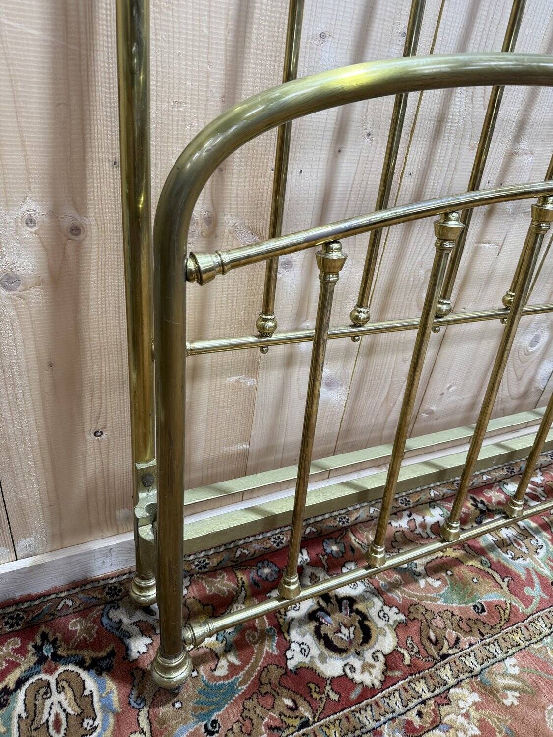 Solid brass cot from 1900