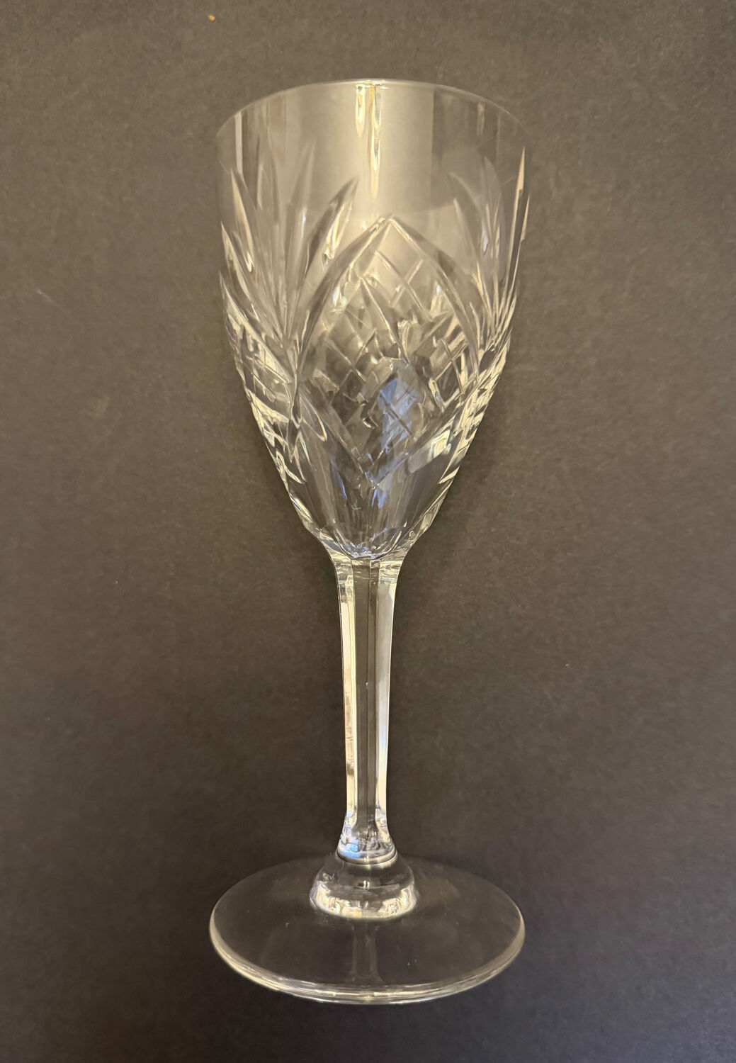6 crystal wine glasses Saint Louis Chantilly