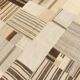 5x8 Cream & Beige Mid Century Modern Kilim Rug, 167x234Cm