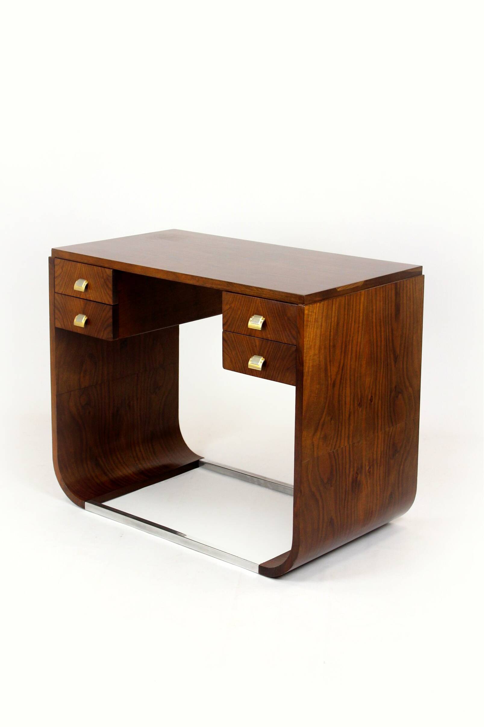 Art Deco Bentwood Desk, 1940s