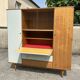 Secretary, bookcase, cupboard, wardrobe, 60s, vintage