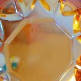 Servant cup in amber glass for aperitifs