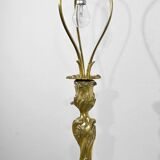 Lampe en Bronze Doré, Art Nouveau – Fin XIXe