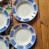 Set of 10 Émile deep plates from K&G Luneville
