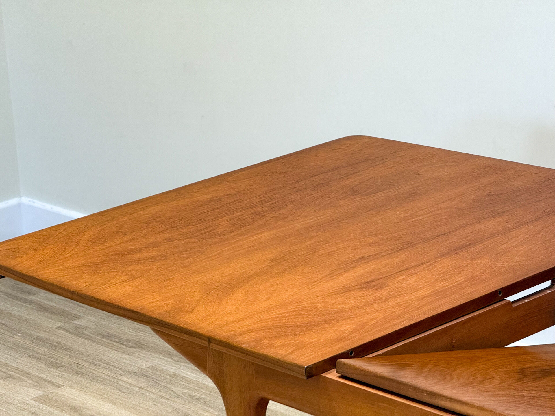 Mid-century McIntosh double extending dining table
