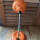 Lamp ball desk bedside Metal orange