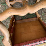 6 lounge chairs in sheepbone and fine fabrics 18/early 19th