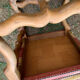6 lounge chairs in sheepbone and fine fabrics 18/early 19th