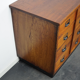 German apothecary cabinet in oak, mid-twentieth century
