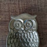 Brass owl pocket tray
