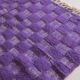 Purple Checkered Rug - 281 x 207 cm
