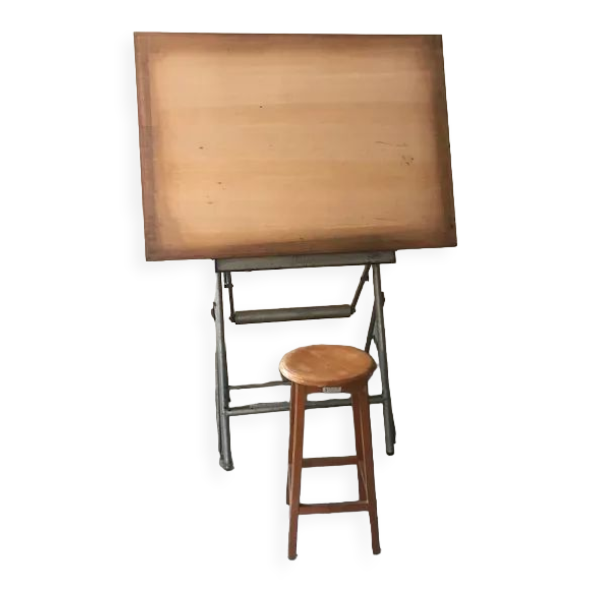 Unic drawing table with stool