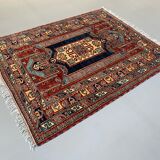 Afghan wool sevan kazak rug 185x143 cm chobi