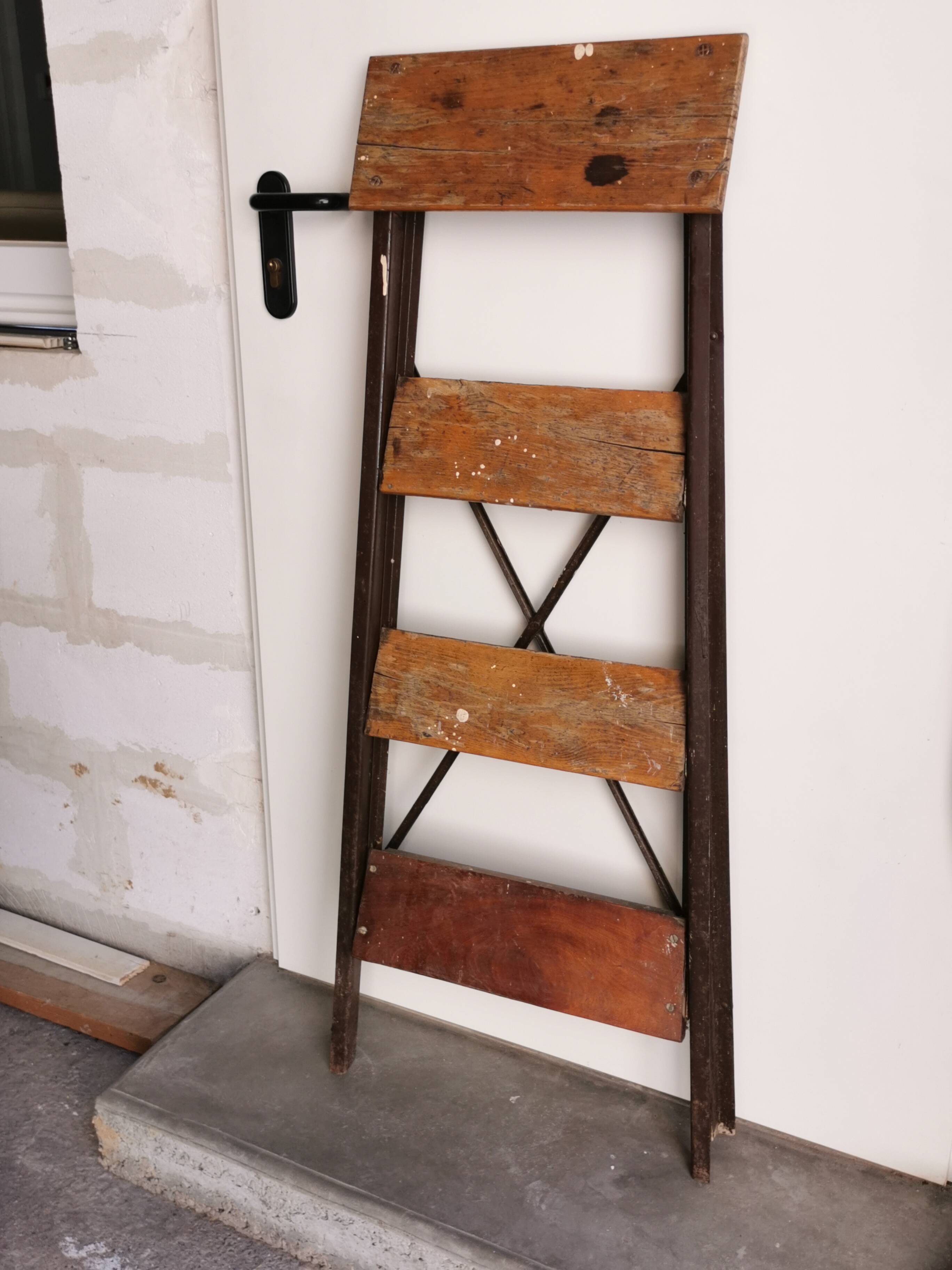Vintage workshop stepladder