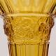 Vase vintage ambré Verreries Scailmont