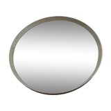 Large round vintage wall mirror diameter: 75 cm