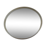 Large round vintage wall mirror diameter: 75 cm